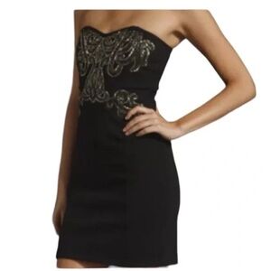 Free People Delhi Embellished Beaded Bodycon Mini Dress